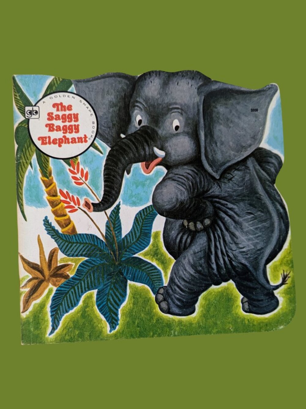 10/$25 The Saggy Baggy Elephant – Vintage Golden Shape Book